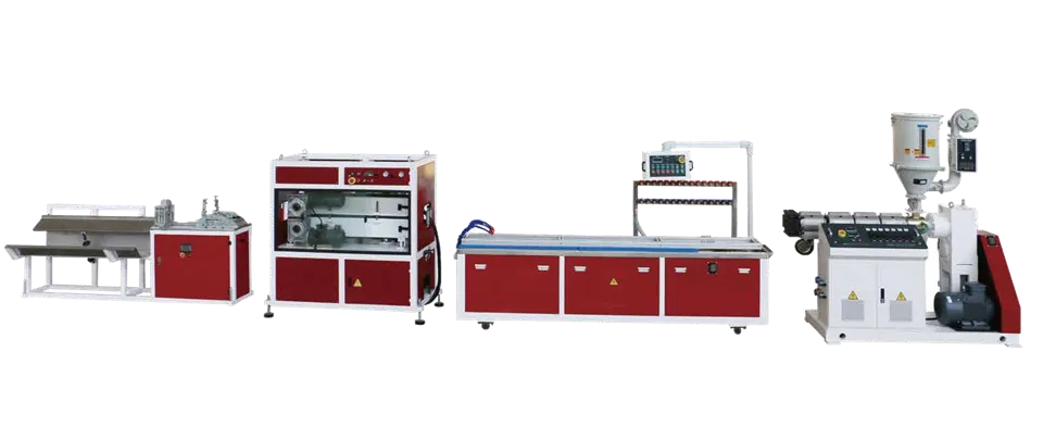 PVC、 PP、 PE、 PC、 ABS Small Profile Extrusion Line